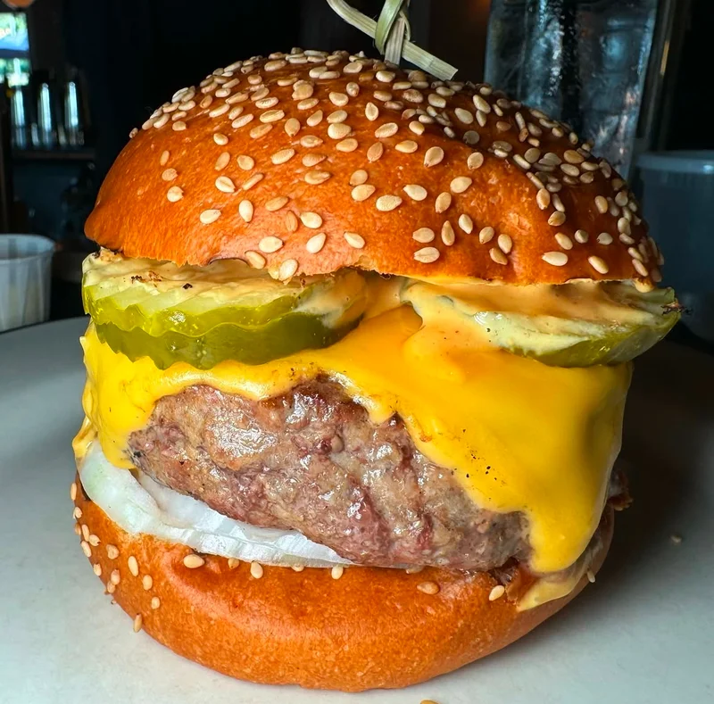 Burger at The Grand Tavern