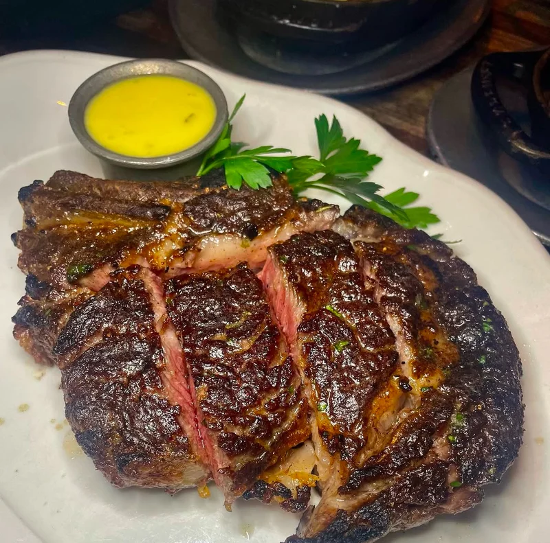 Steak at Bavette's Bar & Boeuf