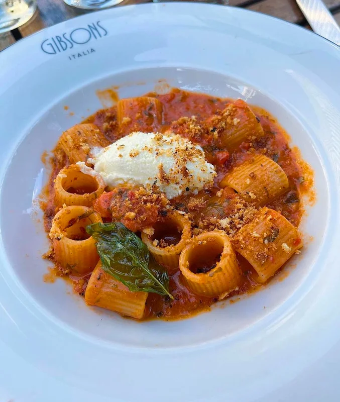 Pasta at Gibsons Italia
