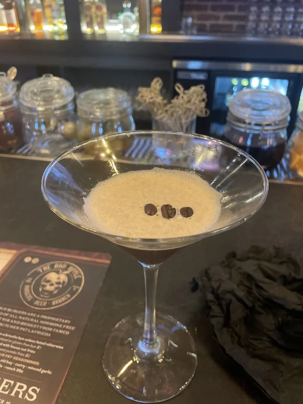 Espresso Martini at The Bad Apple