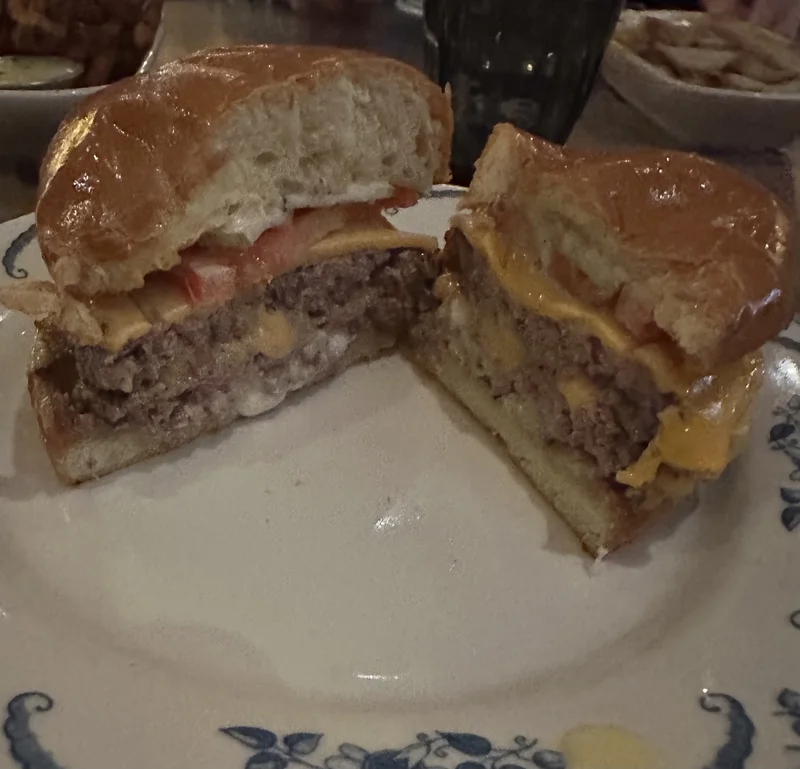 Burger at The Vig West Loop