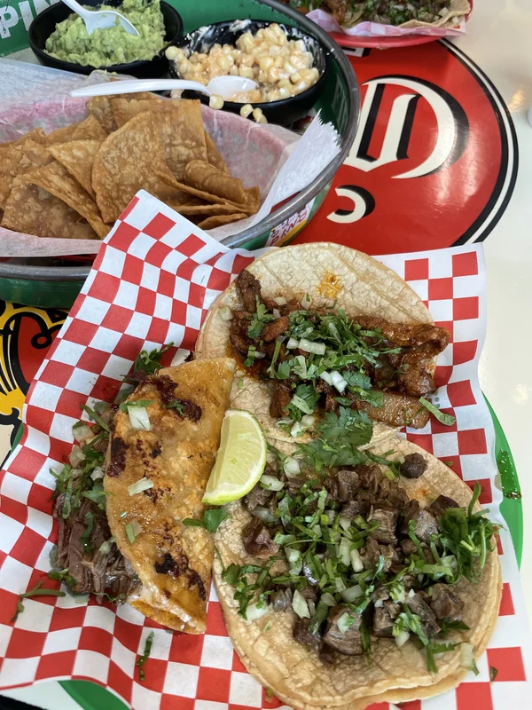 Tacos at EL TRAGON TAQUERIA