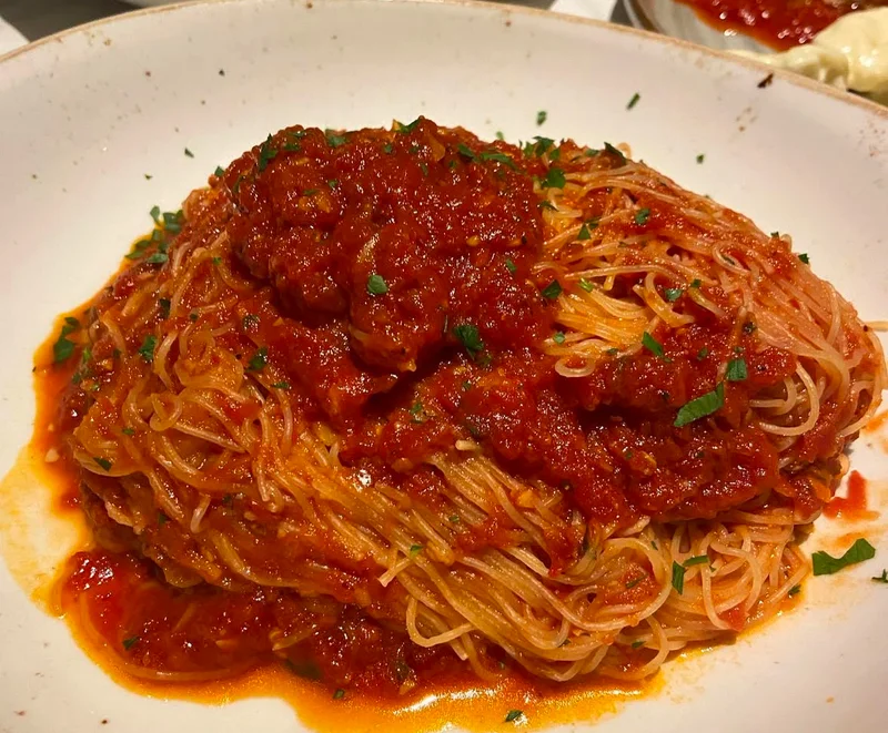 Pasta at Viaggio Restaurant Chicago