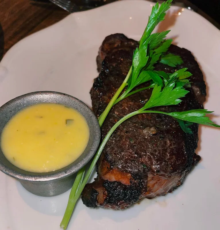 Steak at Bavette's Bar & Boeuf