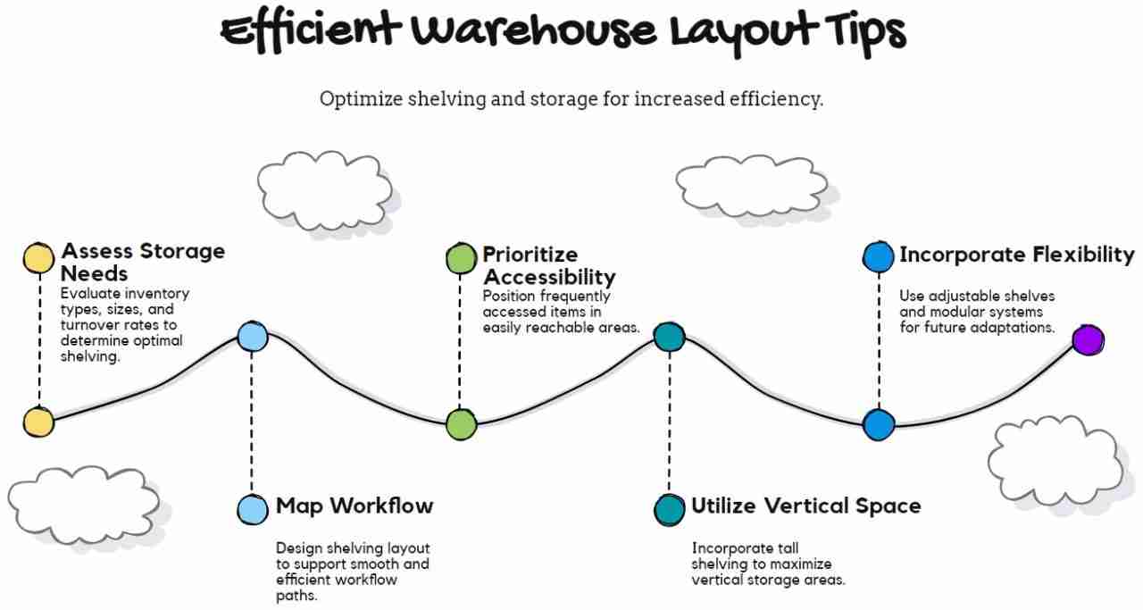 How to Plan The Layout Of Warehouse Shelving and Storage? - RackingWorld