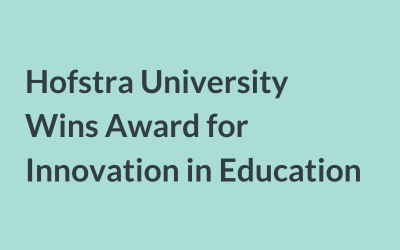 Hofstra University Wins Award for Innovation in Education