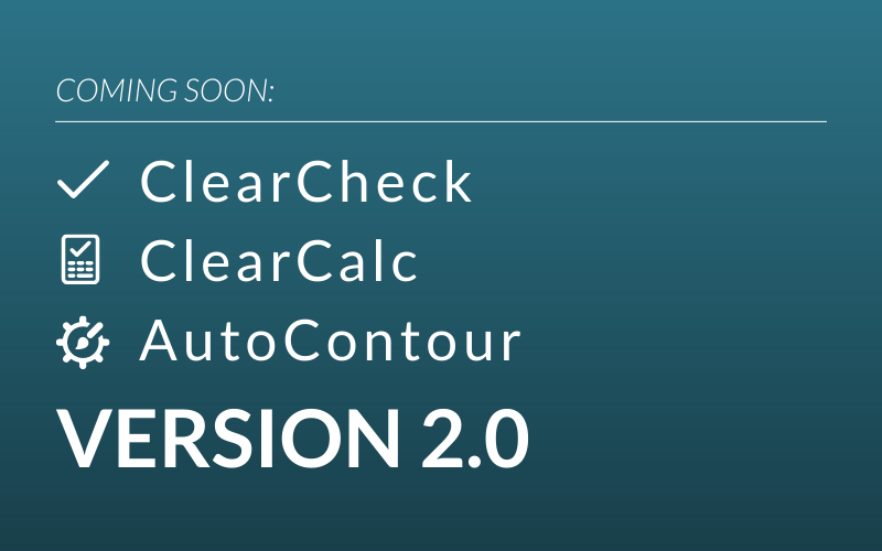 ClearCheck, ClearCalc, & AutoContour 2.0 | Radformation