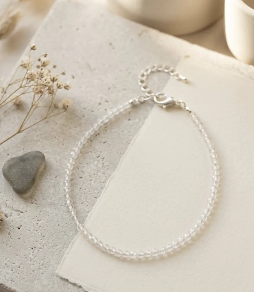 Crystal Quartz Clarity Anklet image 5