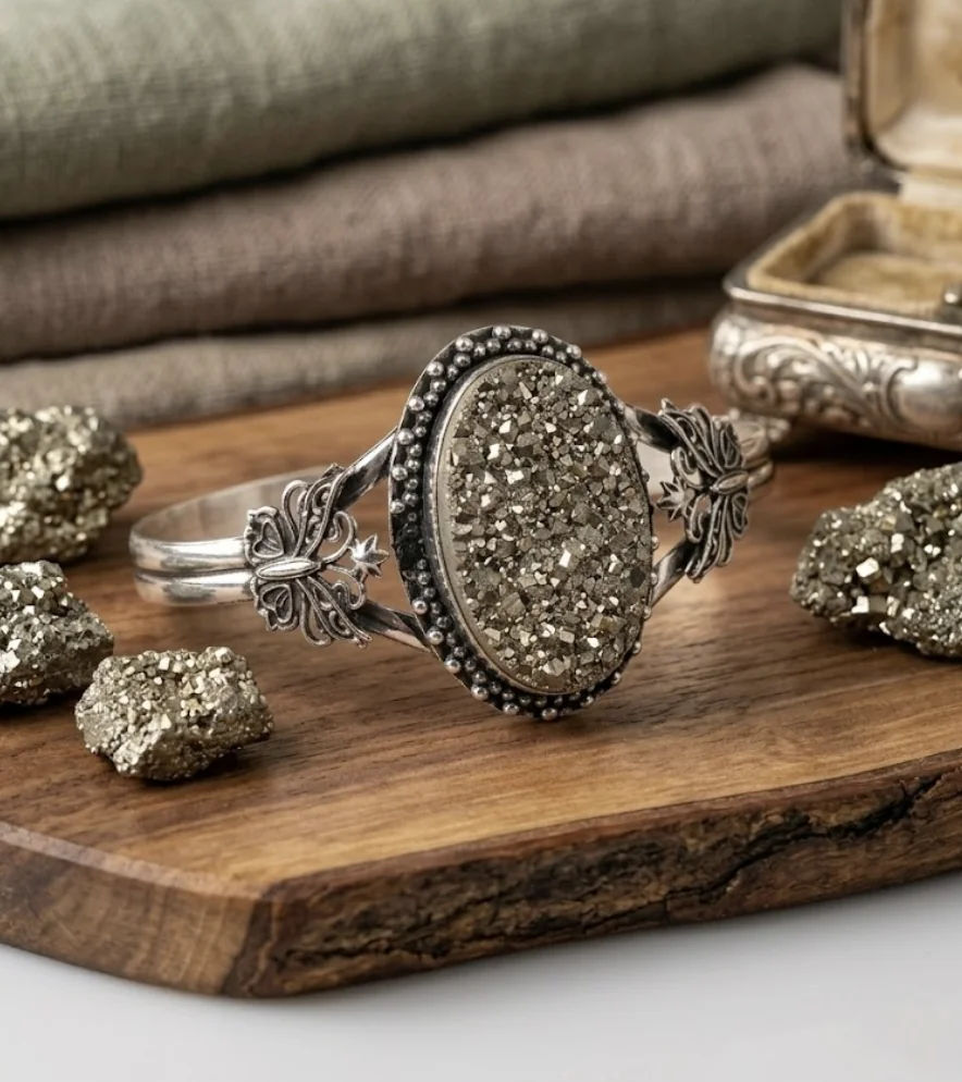 Pyrite Prosperity Bangle