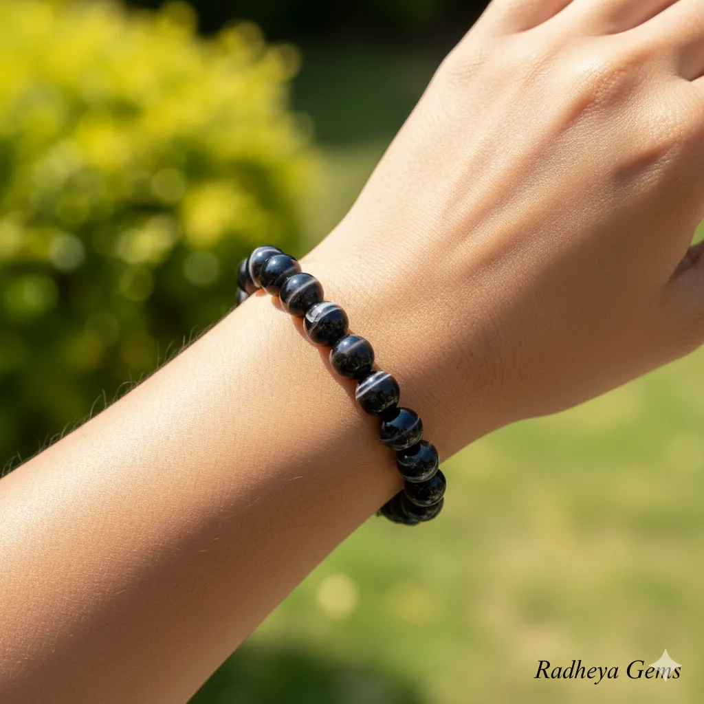 Banded Agate Protection Bracelet image 4