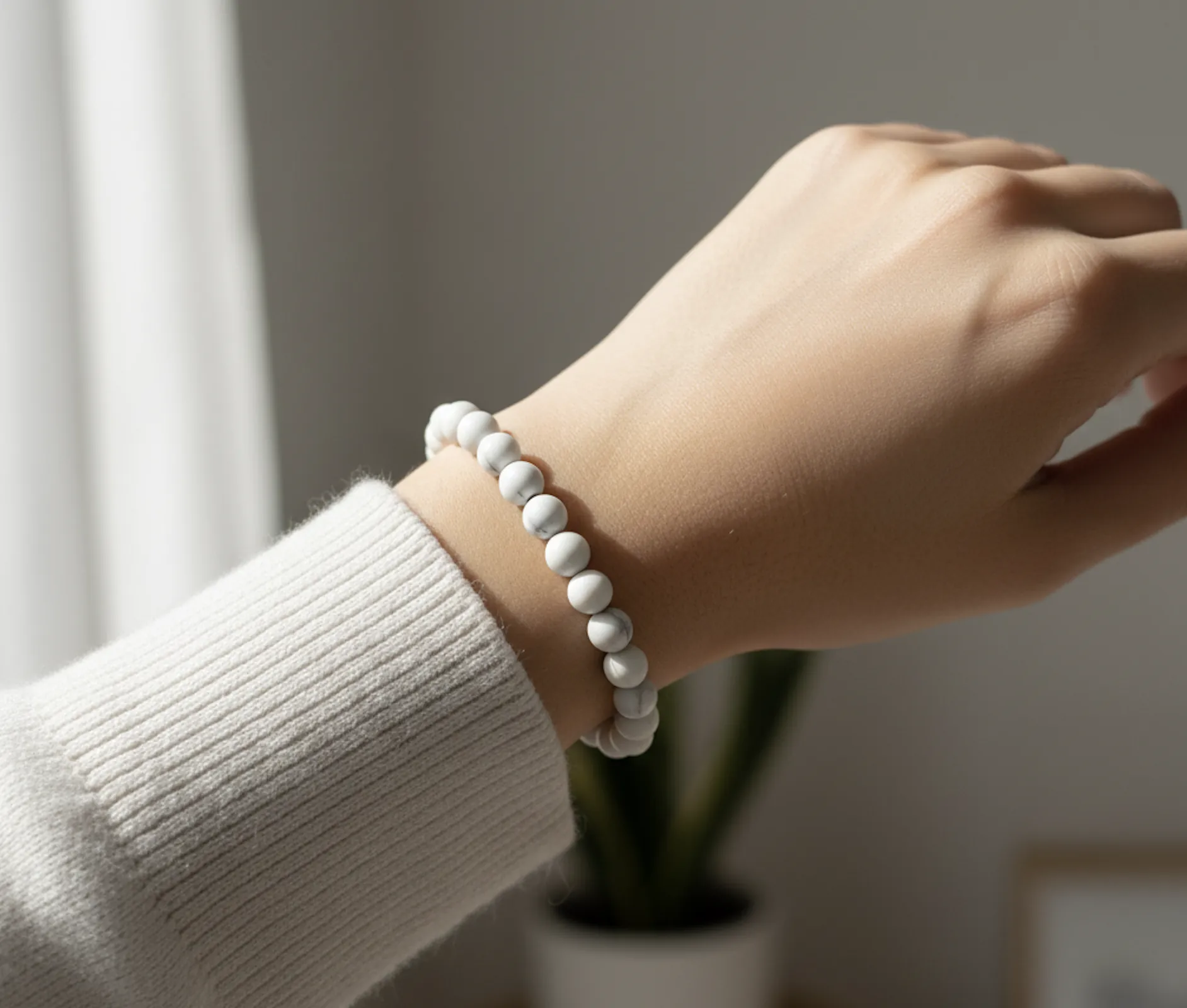 Howlite Patience Bracelet image 2