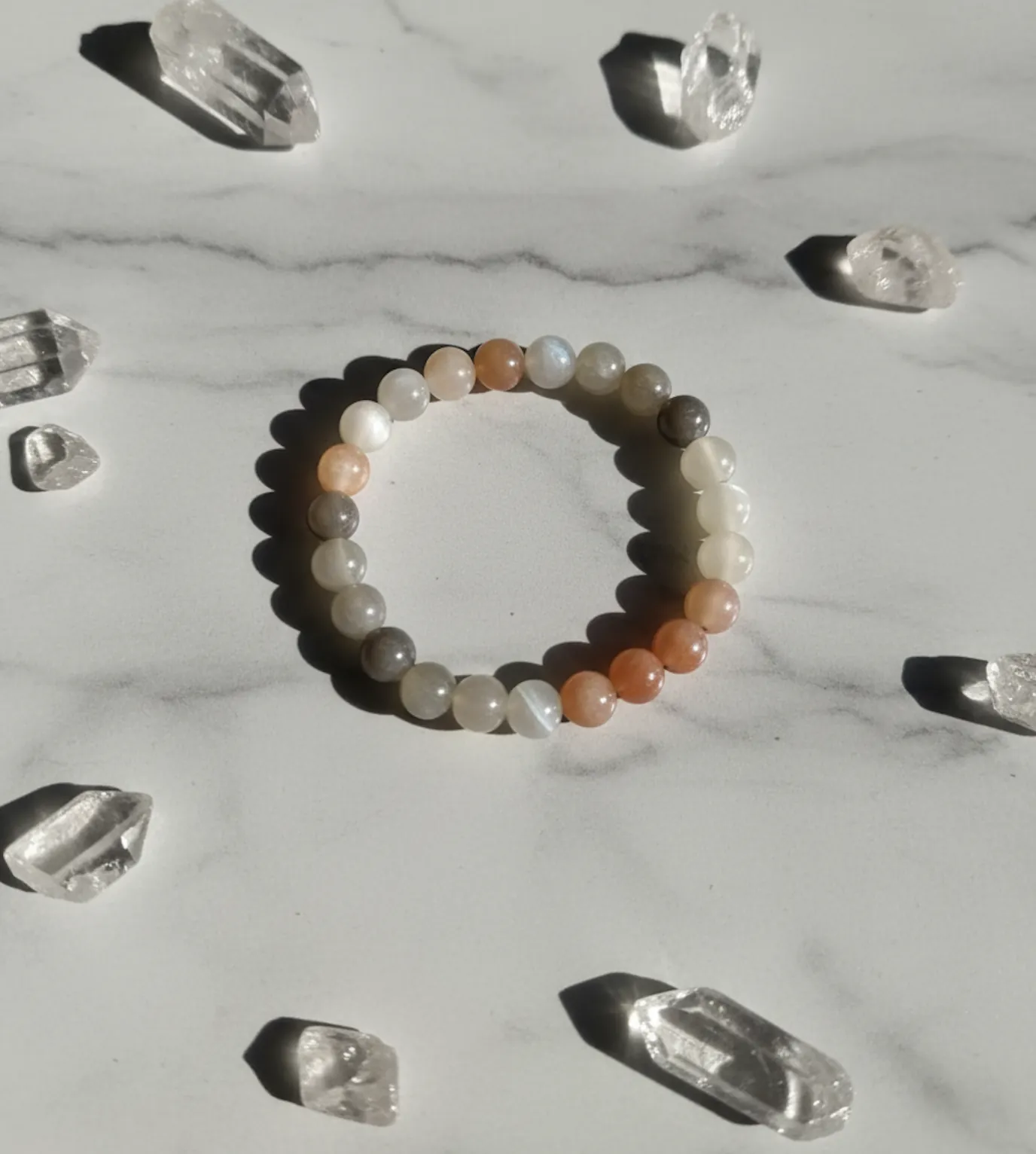 Multi Moonstone Harmony Bracelet image 5