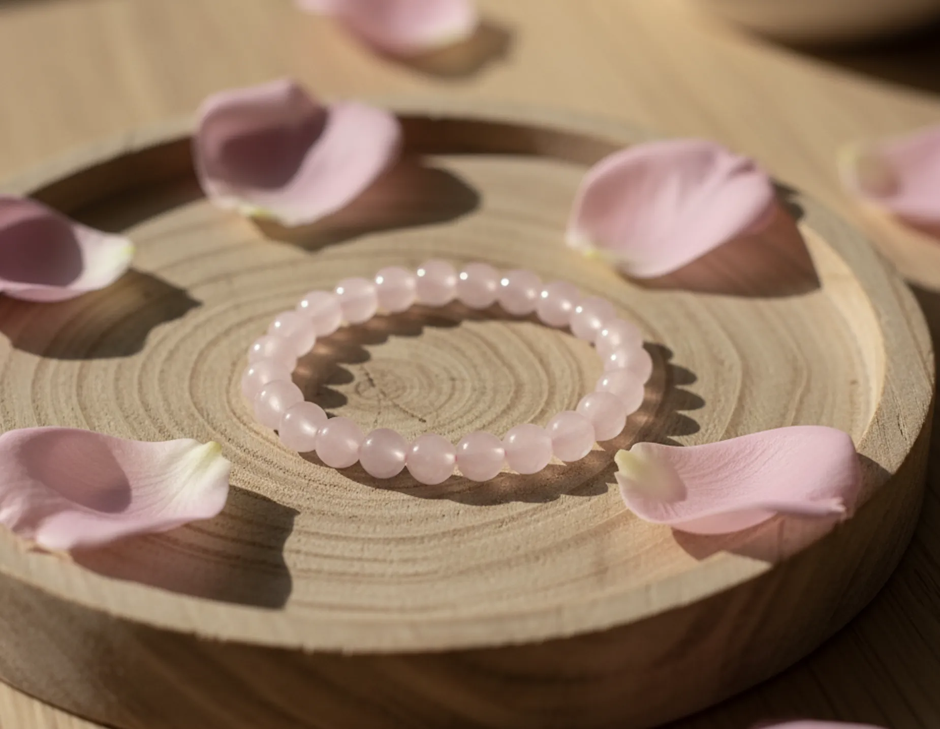 Rose Quartz Love Bracelet image 3