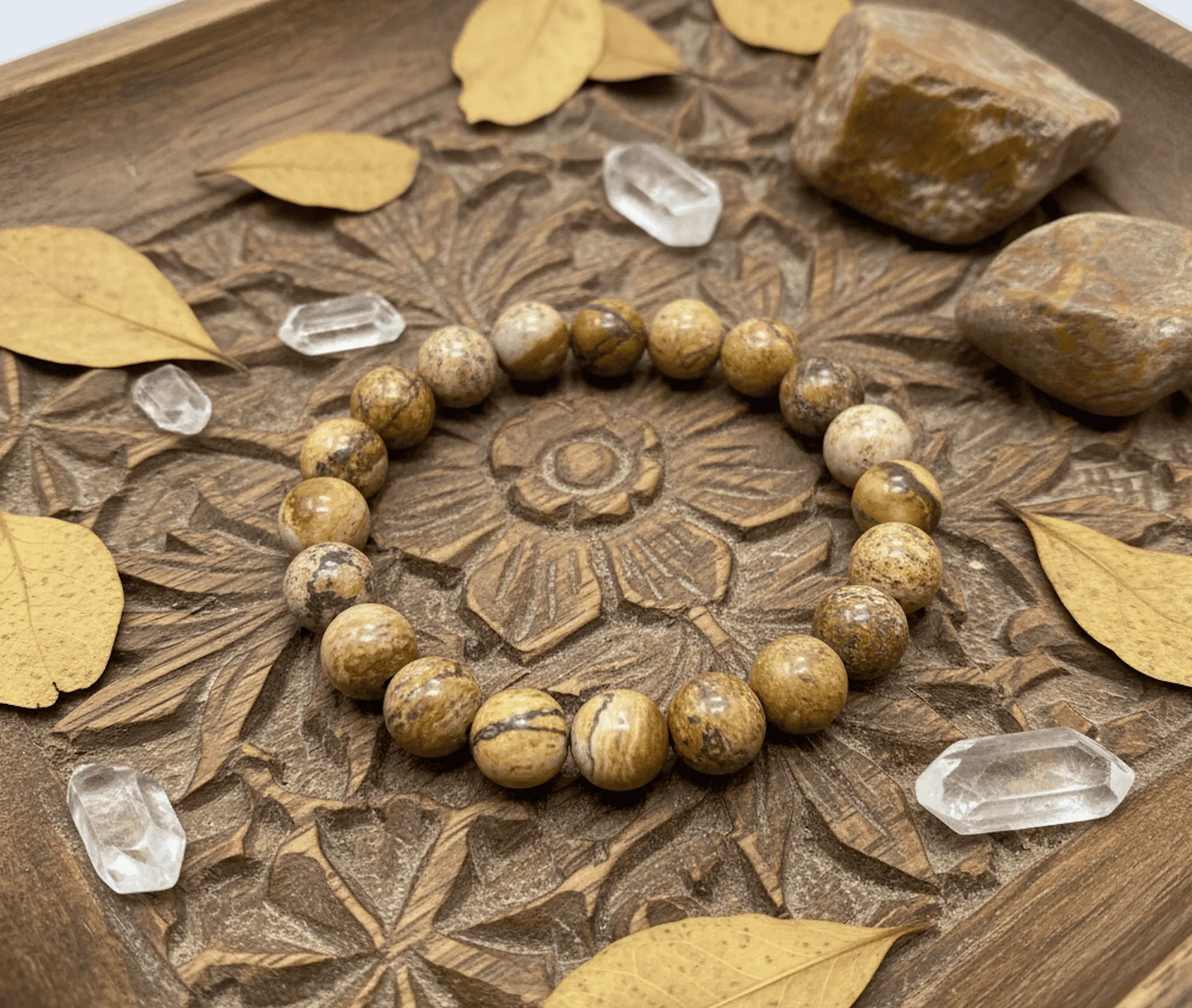 Sand Jasper Stability Bracelet