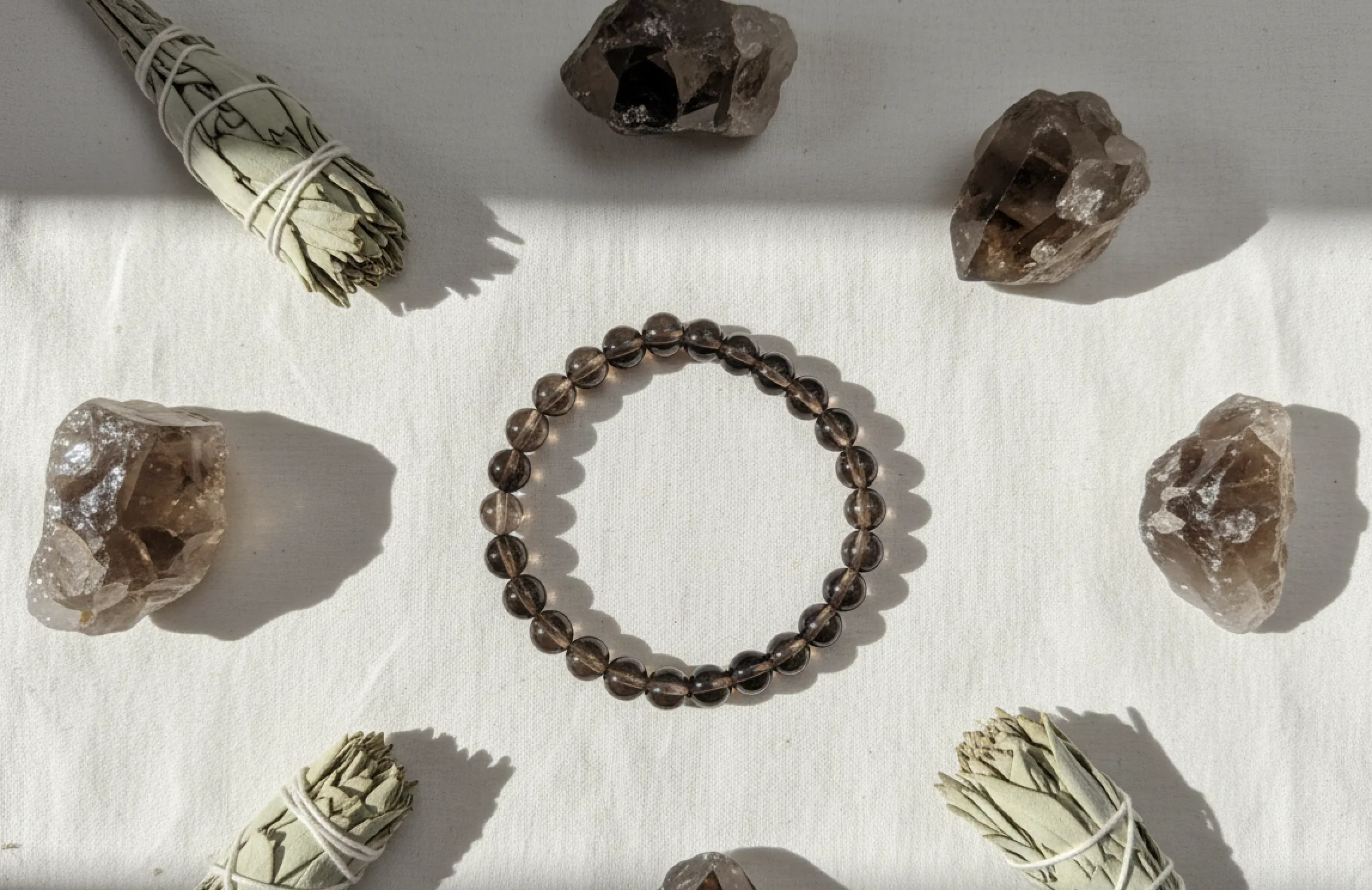 Smoky Quartz Grounding Bracelet image 5