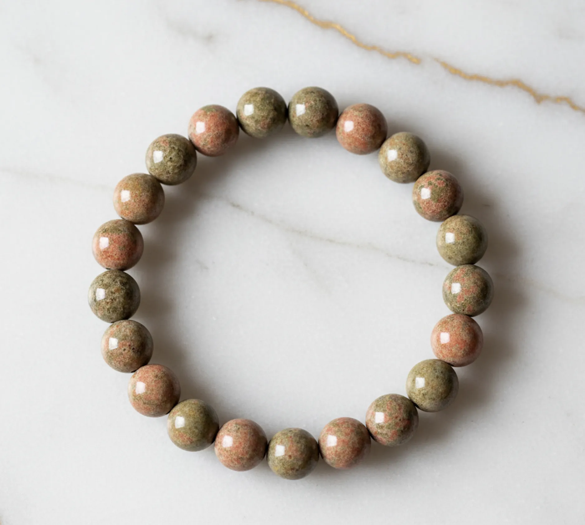 Unakite Healing Bracelet image 4