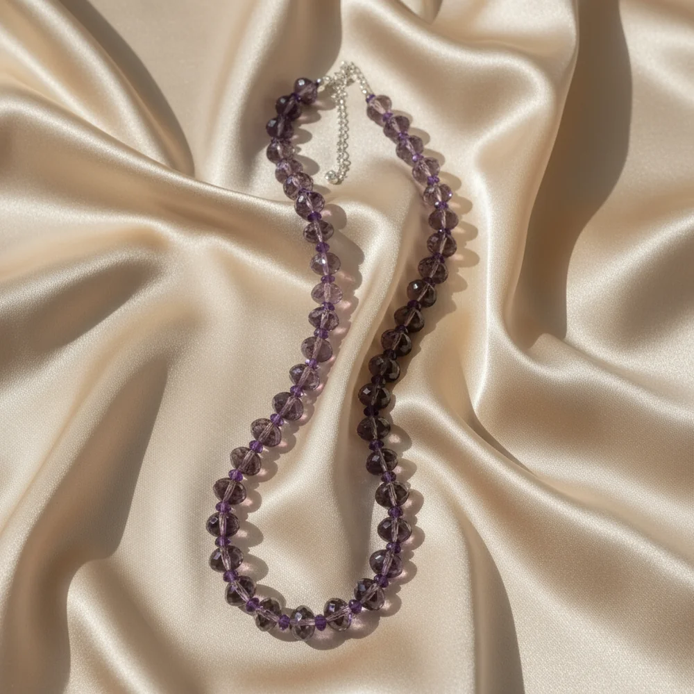 Amethyst Cascade Graduated Necklace image 3