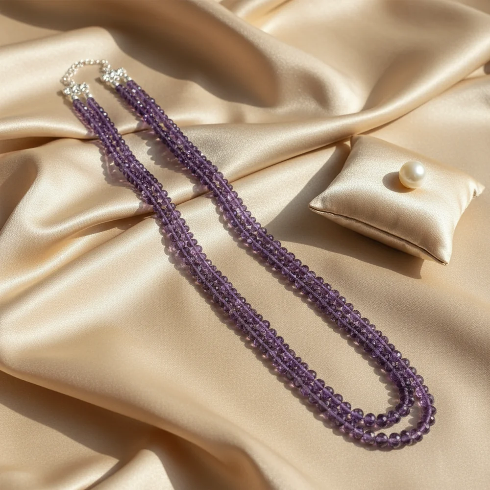 Amethyst Prism Necklace
