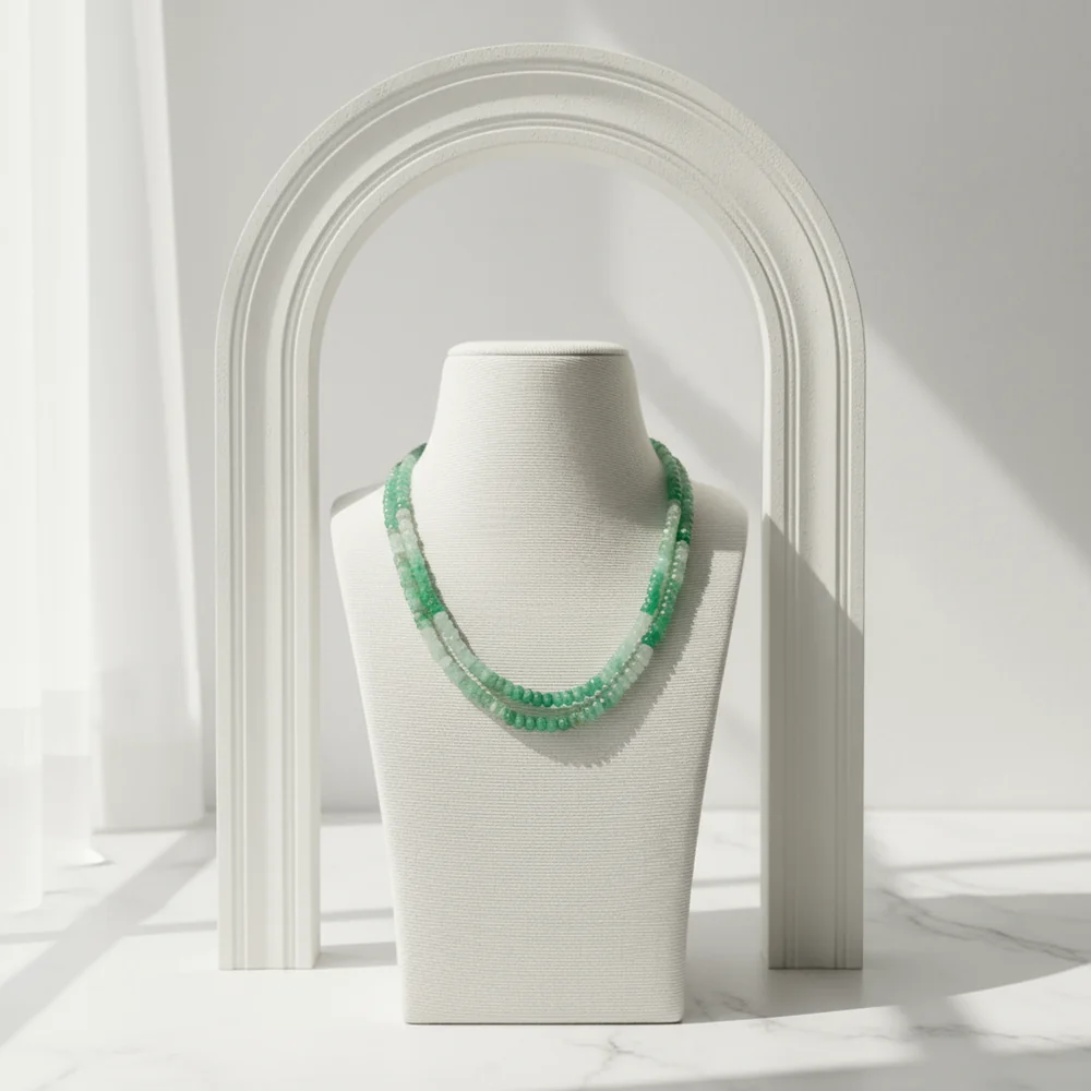 Chrysoprase Meadow Necklace image 2