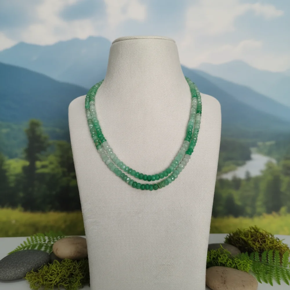 Chrysoprase Meadow Necklace image 3