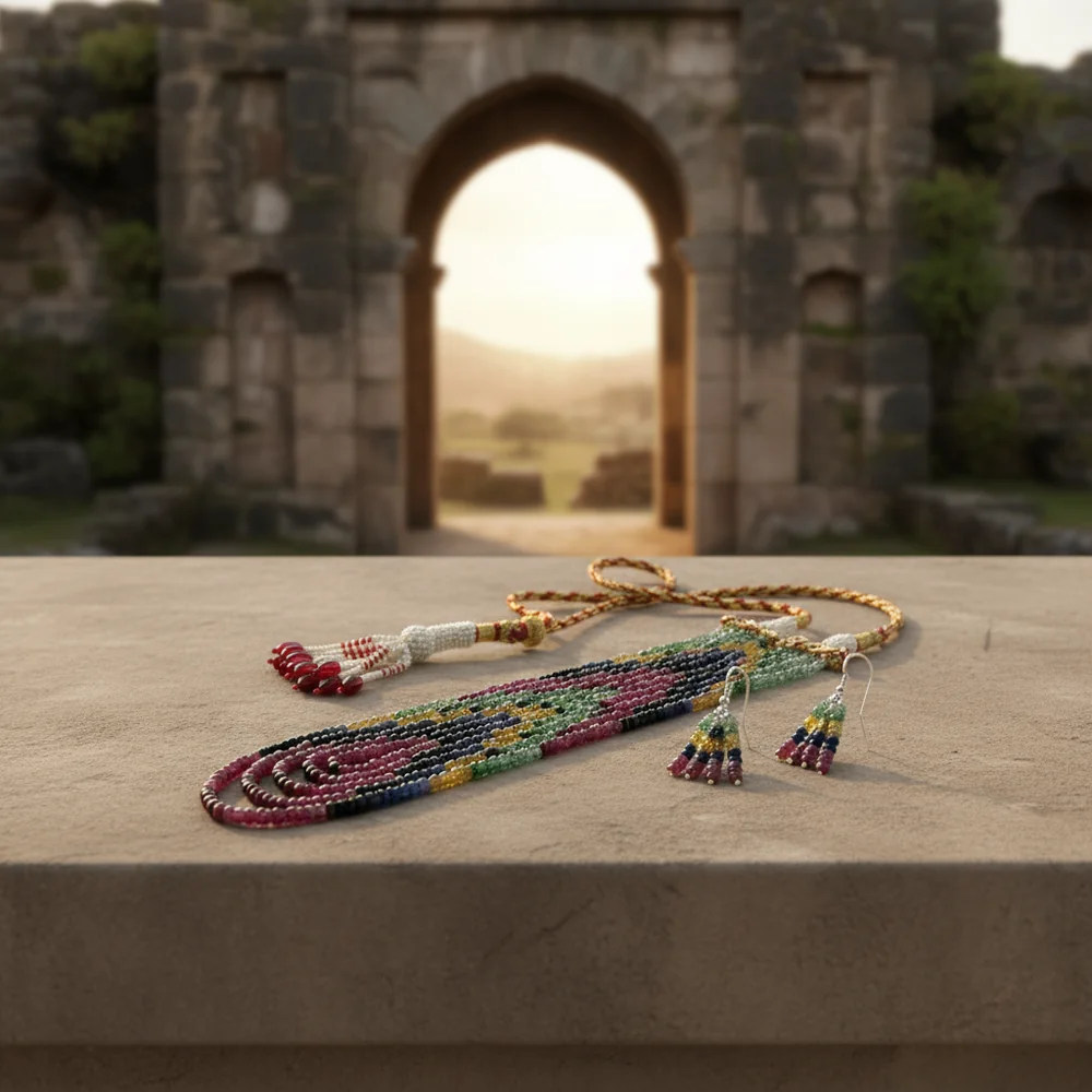 Jaipur Multigem Regalia Necklace image 4