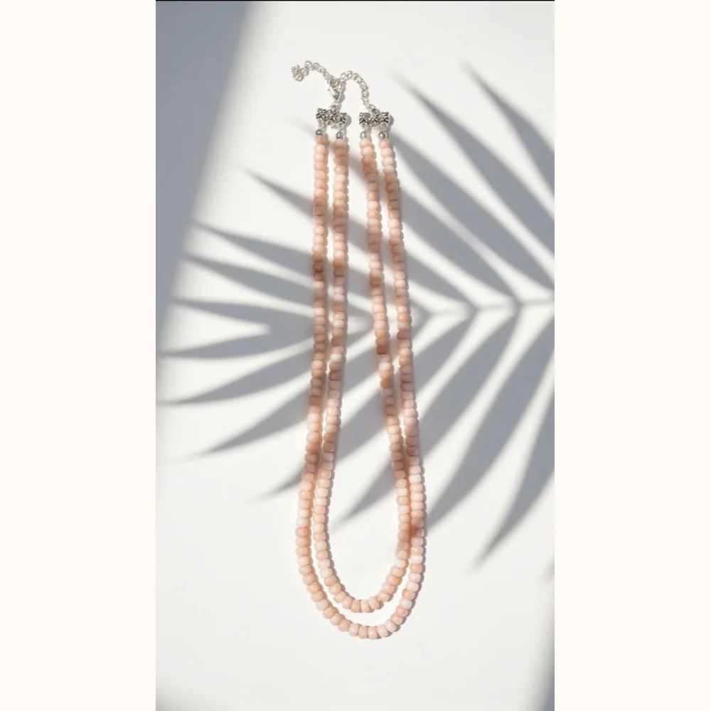 Pink Opal Blush Necklace