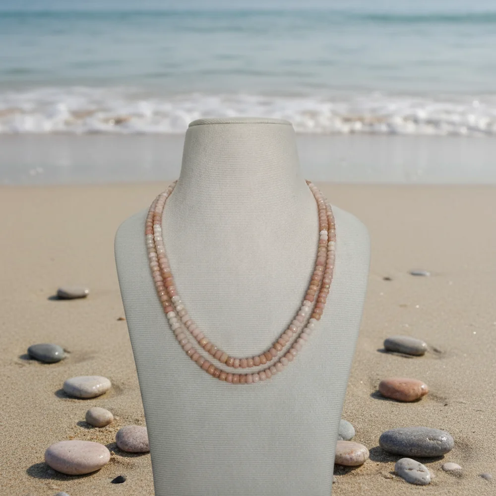 Pink Opal Blush Necklace image 3