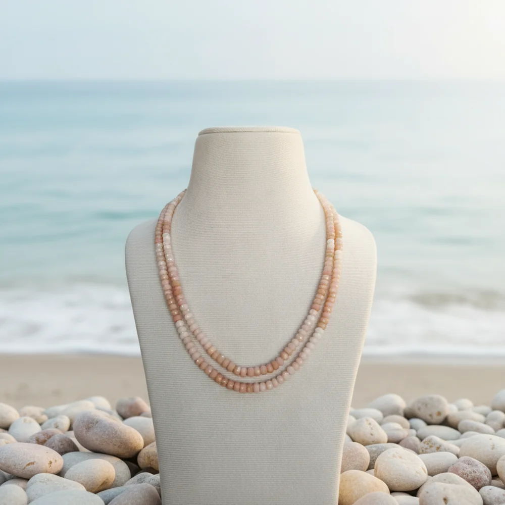 Pink Opal Blush Necklace image 5