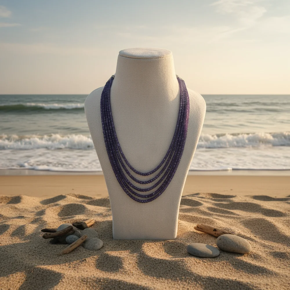 Pure Tanzanite Luxe Necklace image 2