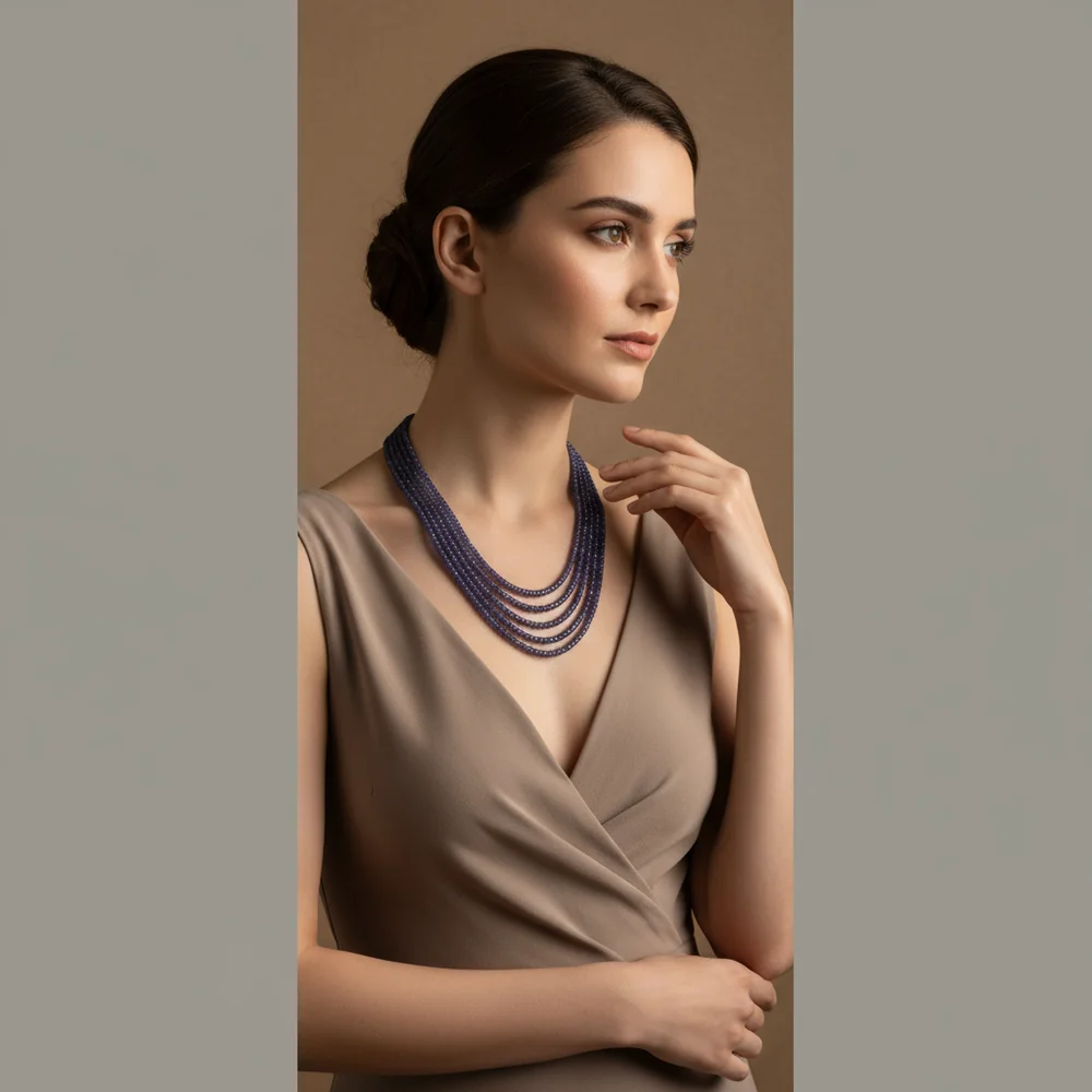 Pure Tanzanite Luxe Necklace image 4