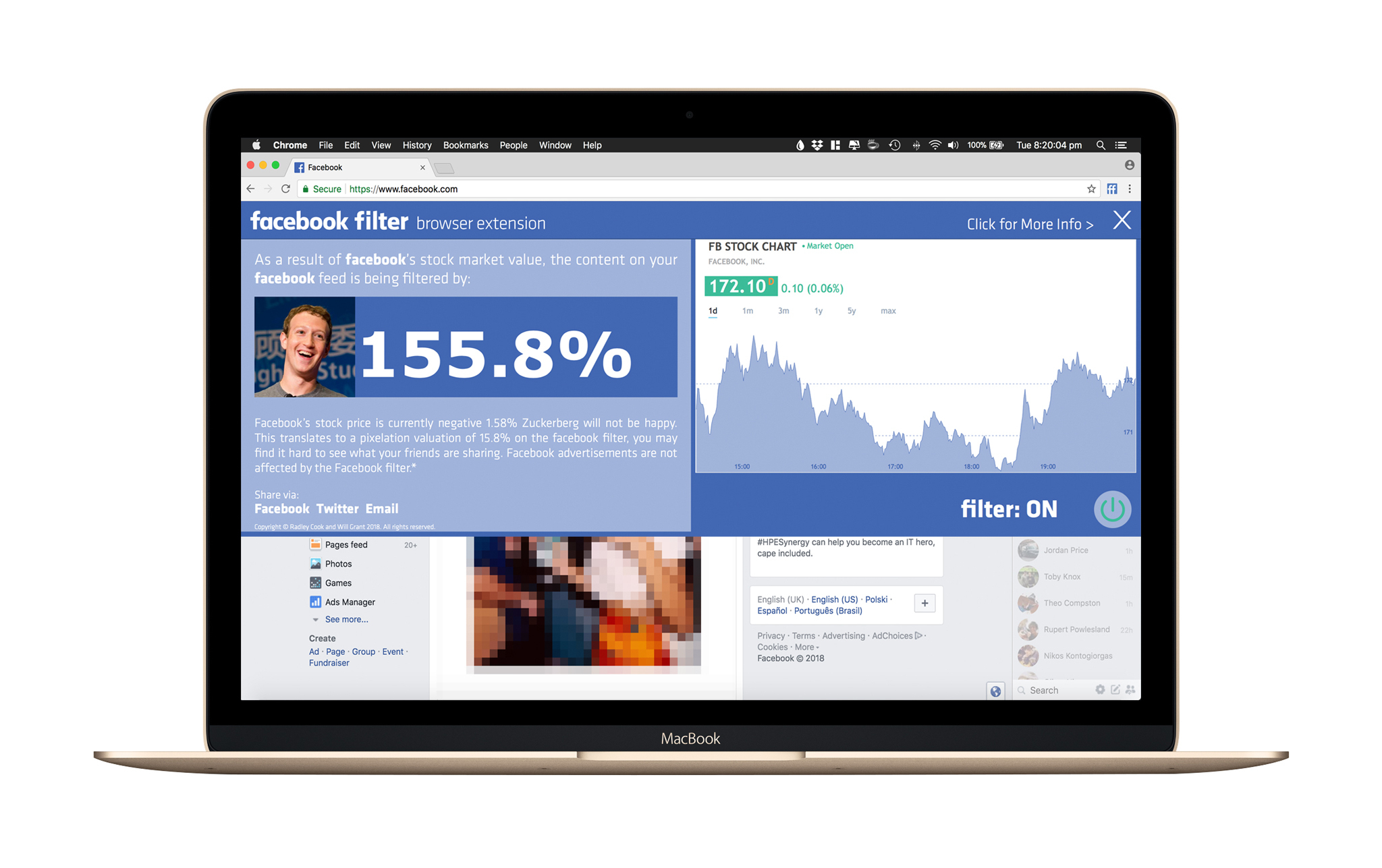 Facebook Filter — Radley Cook