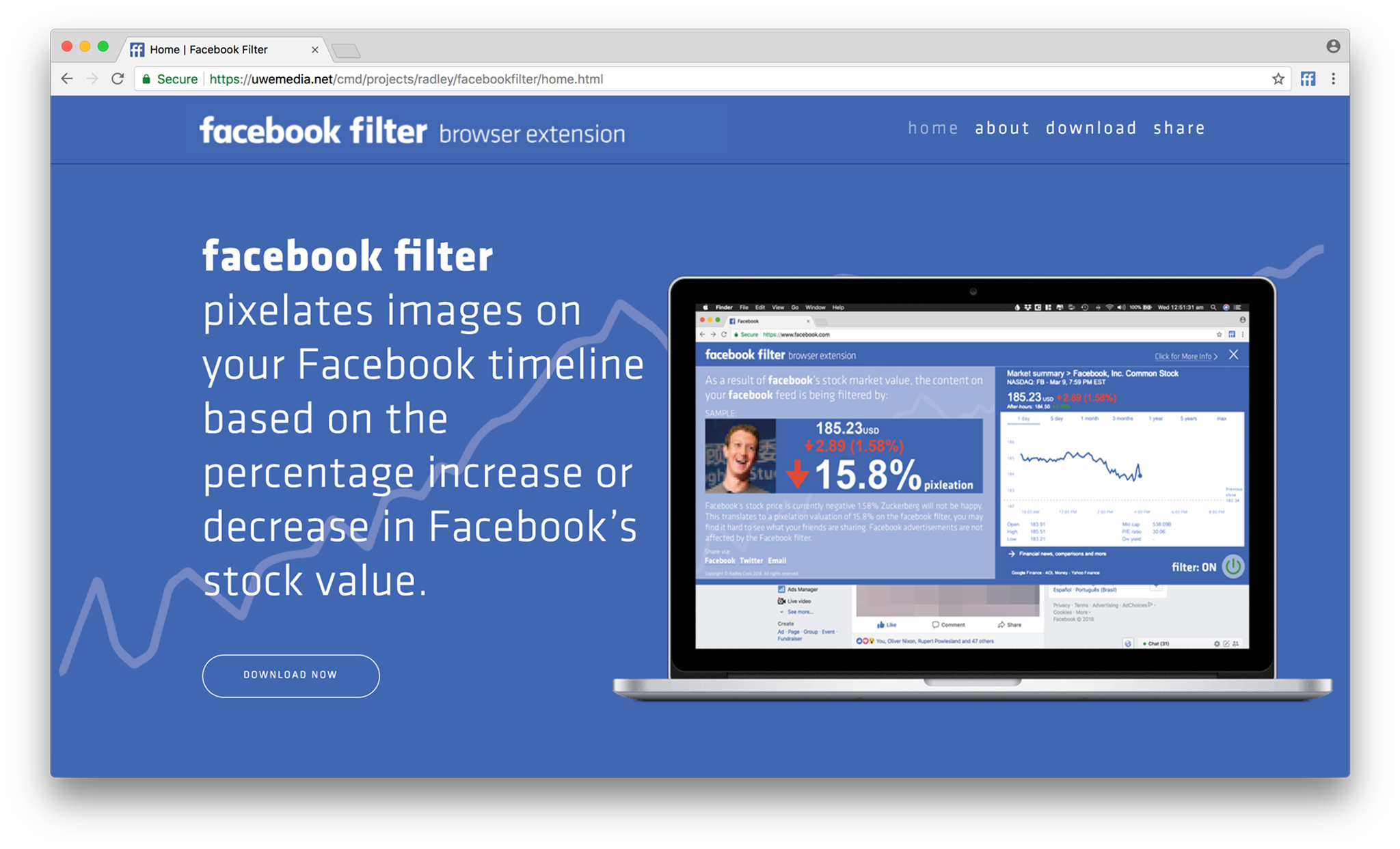 Facebook Filter — Radley Cook