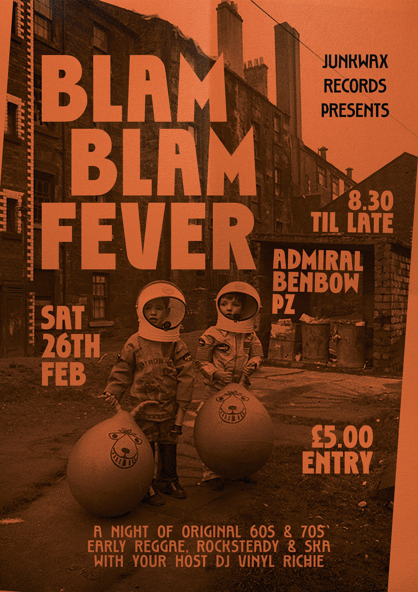 Junkwax blam blam poster 1