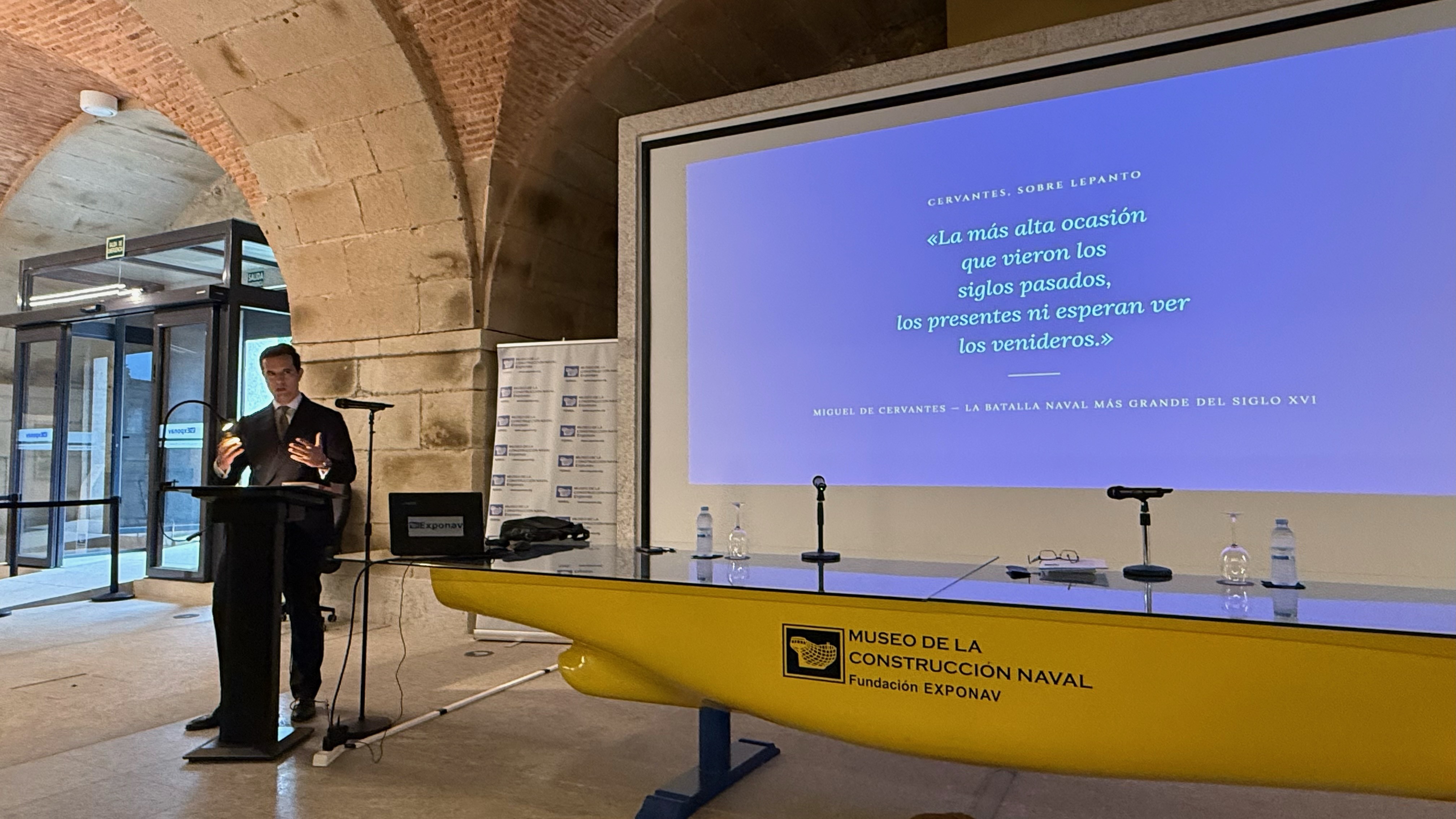 PRESENTACIÓN DE LIBRO “EL FIERO TURCO EN LEPANTO. ÁLVARO DE BAZÁN, JUAN DE AUSTRIA Y MIGUEL DE CERVANTES ADALIDES DE LA CRISTIANDAD”