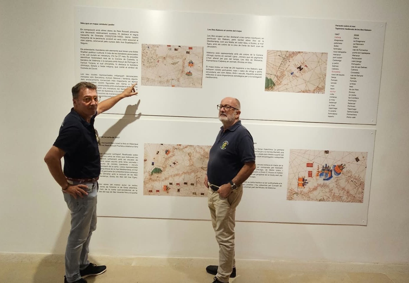 Visita de la delegación de Baleares al Museo de Mallorca