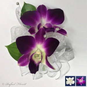 purple corsage