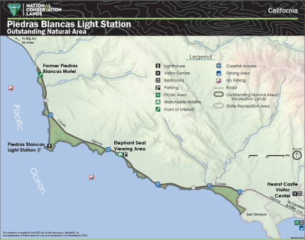 viewing areas of piedras blancas