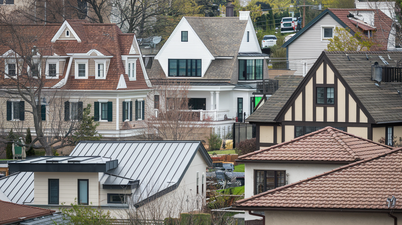 Different architectural styles and their roofs