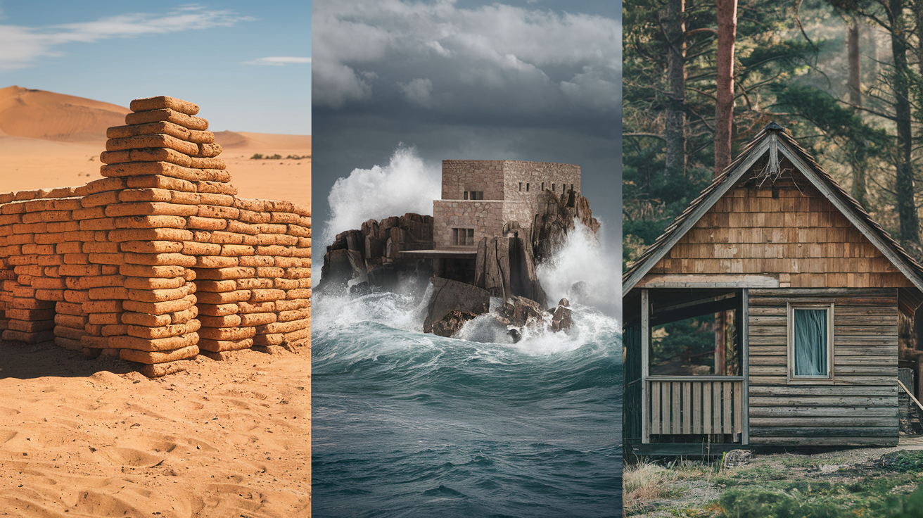 Roof materials suited for different regional climates