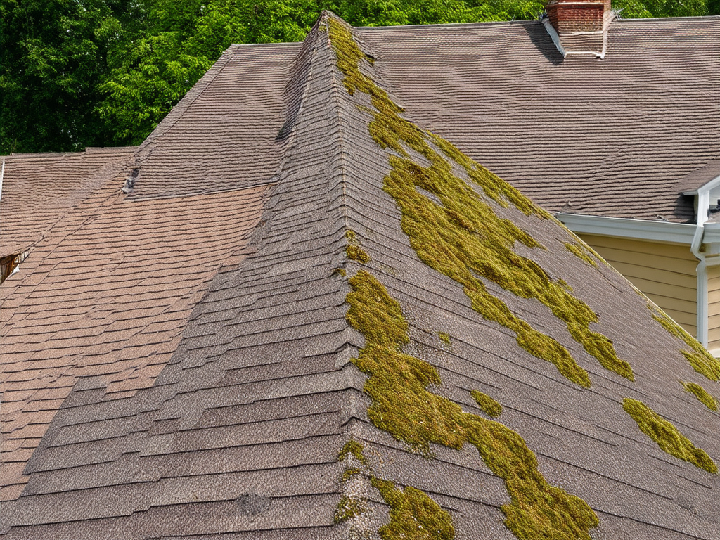Visual representation of regional variations in roof growth patterns