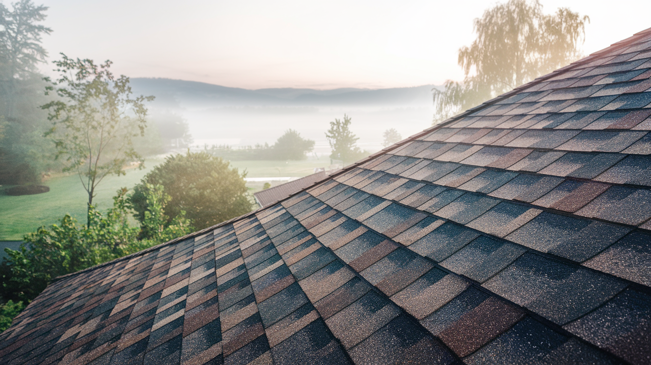 Residential roof under high humidity conditions