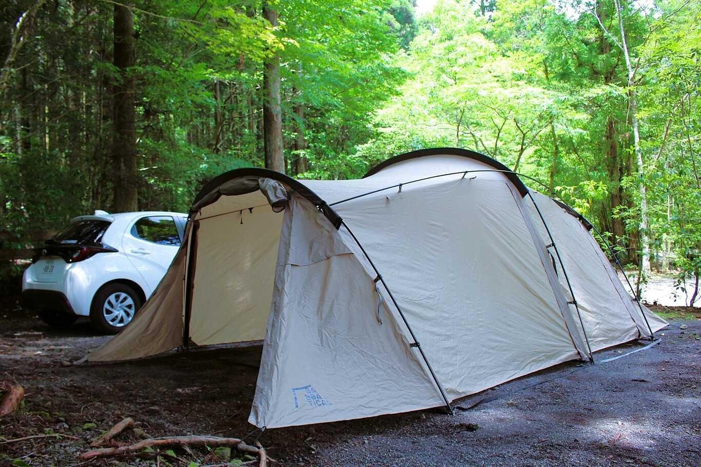 大人２名様限定オートキャンプサイトの例：40サイト（ツールームテント）