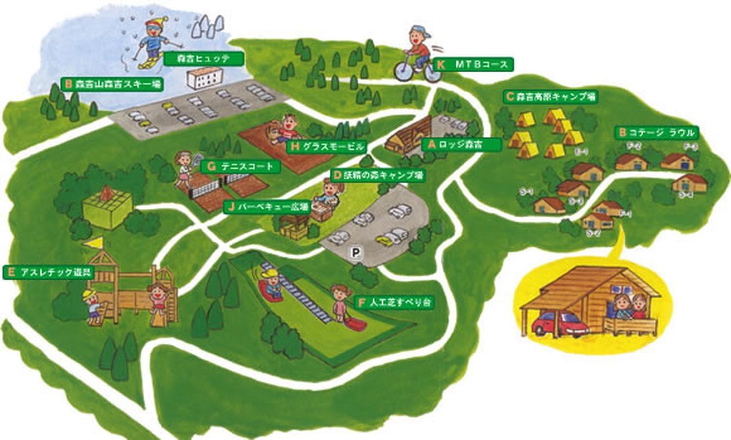 妖精の森アクセスマップ