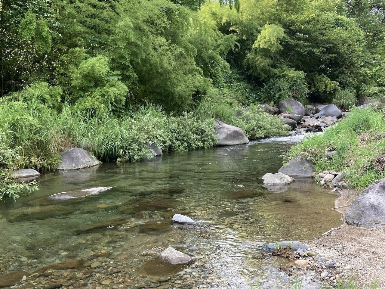 川遊び