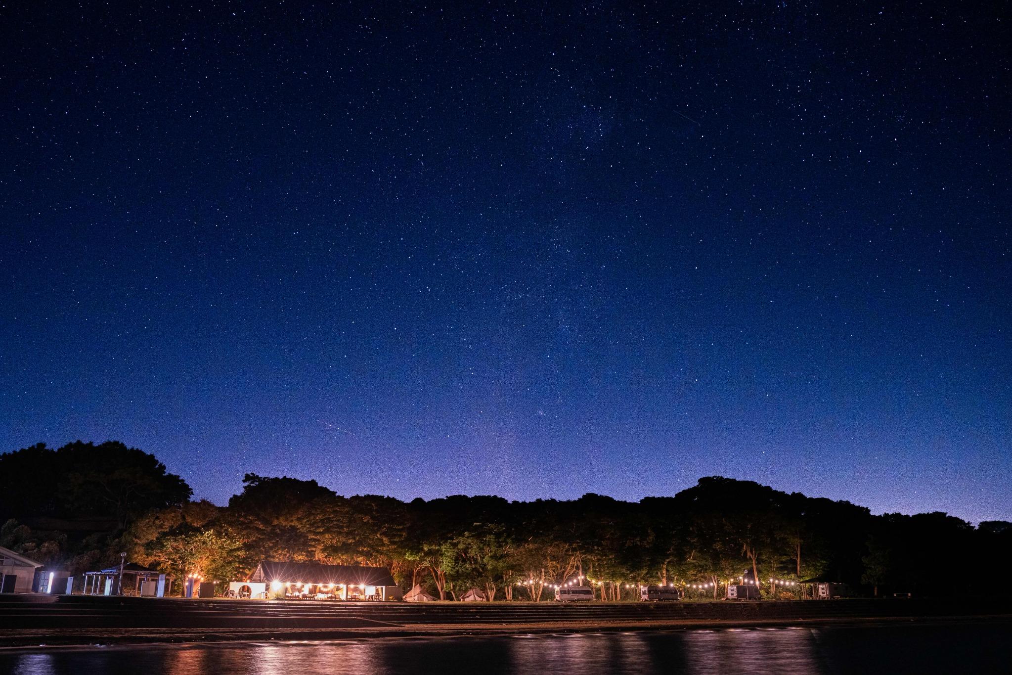 夜は天体観測