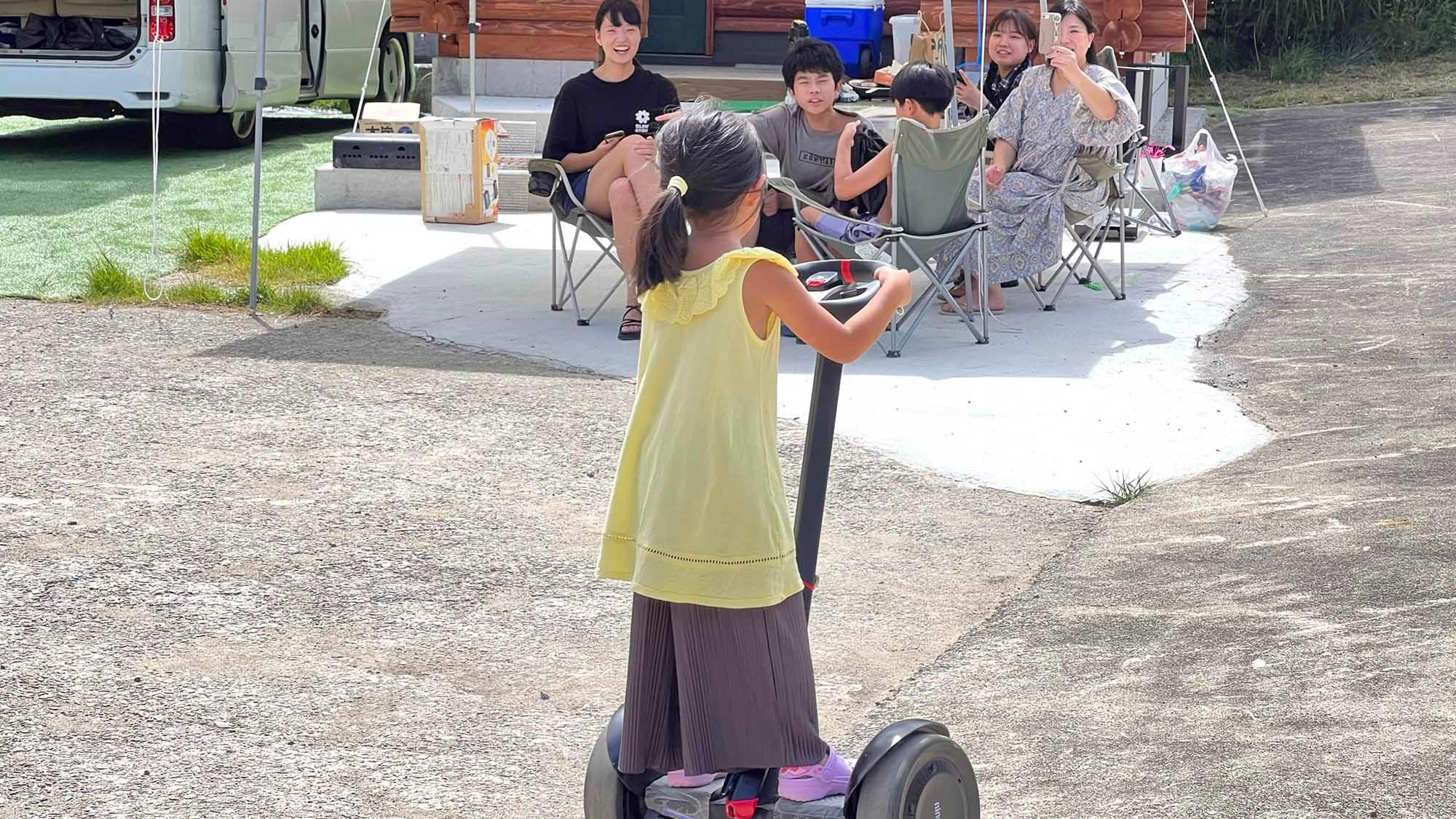 ・【セグウェイ】お子様も安心してご利用いただけます。ご家族やご友人とお楽しみください