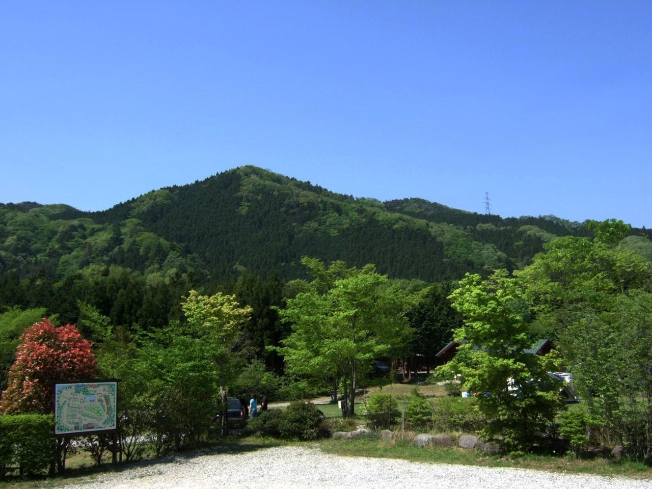 駐車スペースからみた景色