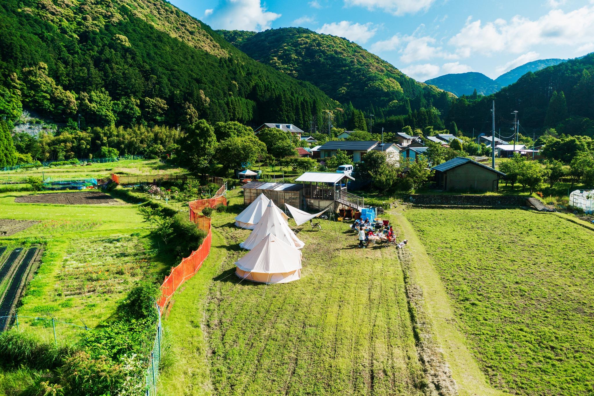 キャンプ場の風景