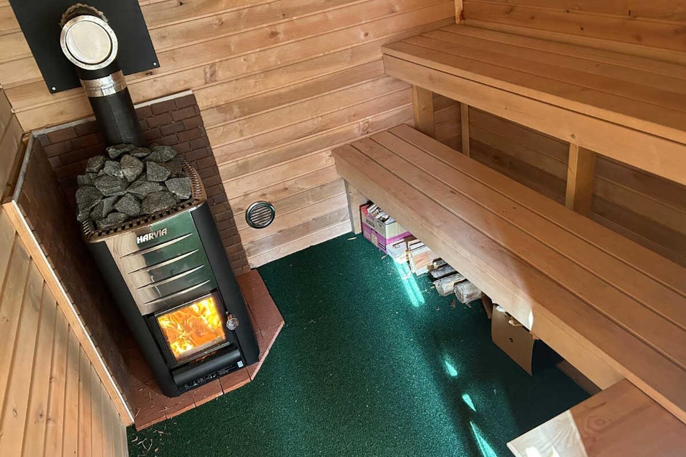 Osoto Sauna & Glampingのサウナ（イメージ）