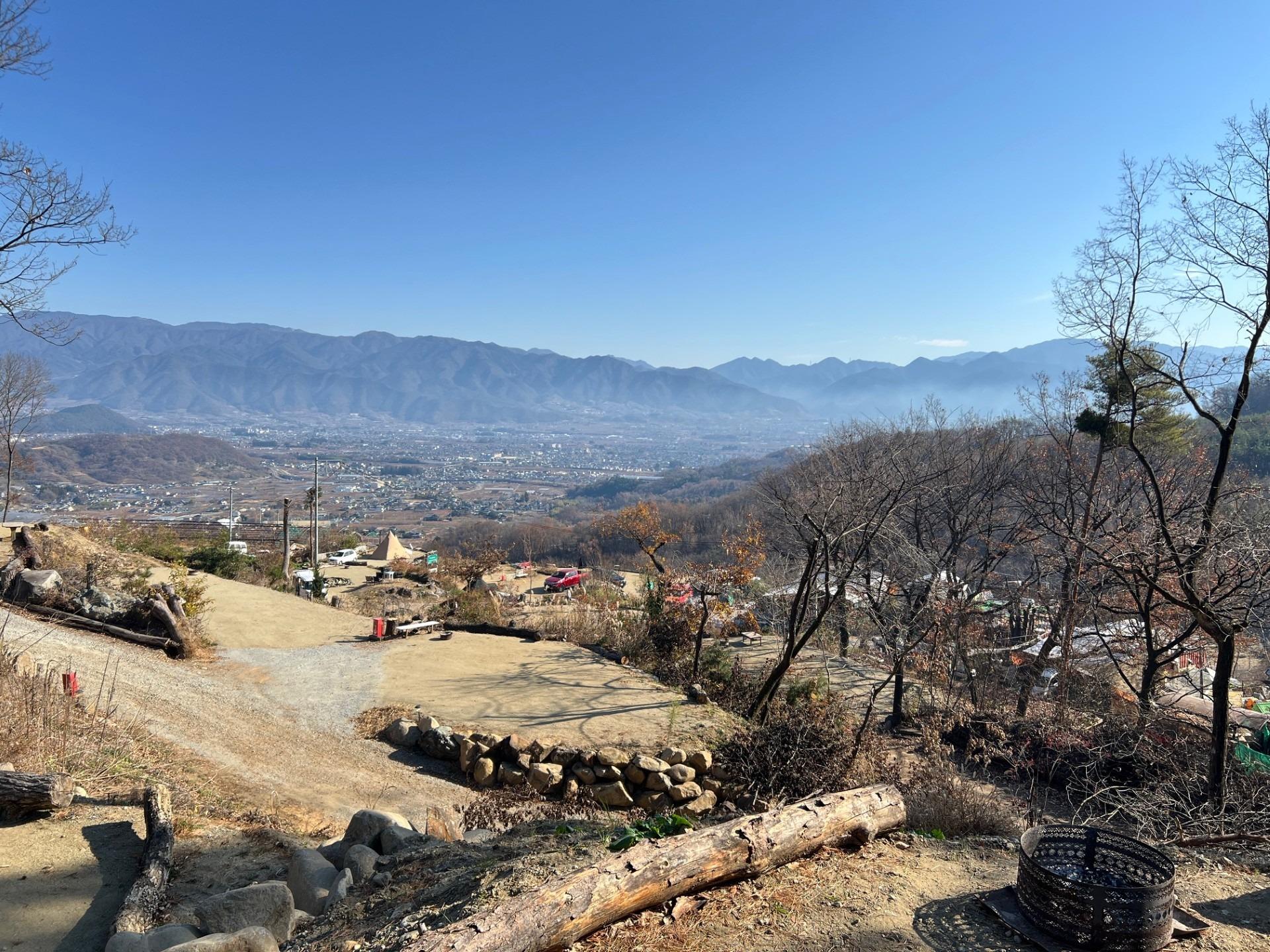 区画からの景色